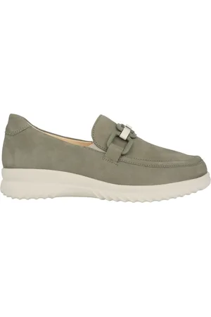 Ganter Schoenen, Dames, Groen, 38 1/2 EU, Stijlvolle damesloafer in groen