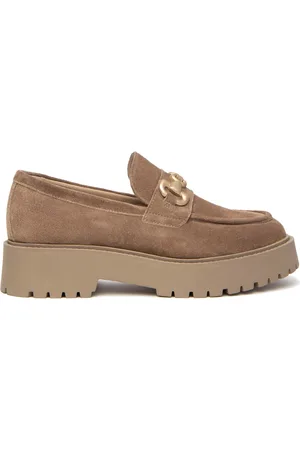 Nero Giardini Schoenen, Dames, , 38 1/2 EU, Leer, Platte Loafers