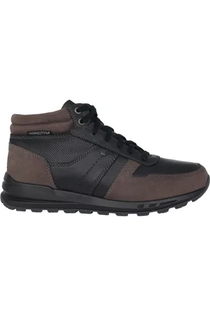 Mephisto Schoenen, Heren, Grijs, 41 EU, Leer, Grijze heren enkellaars - Boran