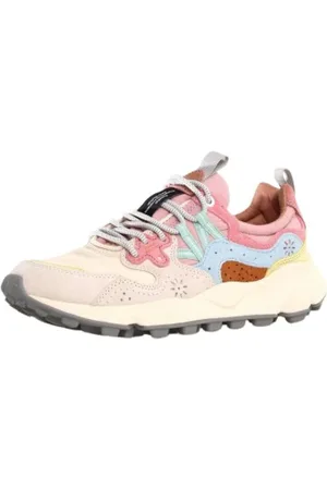 Flower Mountain Schoenen, Dames, Veelkleurig, 37 EU, Suède, Multi-gekleurde Suède Sneakers