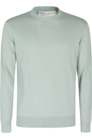 FILIPPO DE LAURENTIIS Truien, Heren, Groen, M, Katoen, Katoenen T-shirt