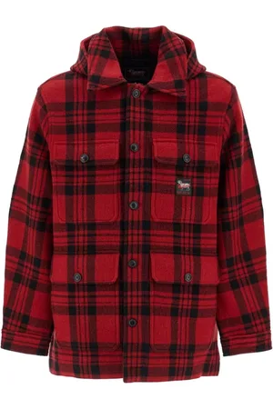 Woolrich Jassen, Heren, Rood, S, Stijlvolle Winterjas voor Mannen