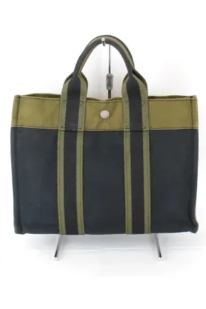Hermès Pre-owned, Dames, Blauw, ONE Size, Tweedehands Canvas handtassen