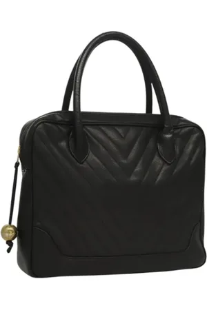 CHANEL Pre-owned, Dames, Zwart, ONE Size, Tweedehands leren handtassen