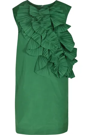 P.A.R.O.S.H. Kleedjes, Dames, Groen, S, Groene Jurk Collectie