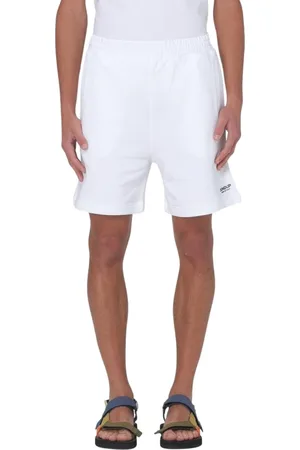 Dondup Korte broeken, Heren, Wit, M, Zwarte Moderne Stijl Shorts