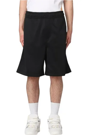 Lanvin Korte broeken, Heren, Zwart, L, Zwarte Moderne Shorts