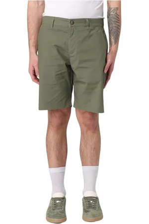 BROOKSFIELD Korte broeken, Heren, Groen, M, Katoen, Militaire Stijl Casual Shorts