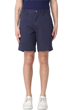 Ralph Lauren Korte broeken, Heren, Blauw, W34, Katoen, Klassieke Katoenen Shorts