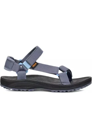 Teva Schoenen, Dames, Grijs, 37 EU, Grijze wandelsandaal met schokdemping