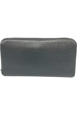 Prada Pre-owned, Dames, Zwart, ONE Size, Leer, Tweedehands leren portemonnees
