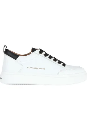 Alexander Smith Schoenen, Heren, Wit, 44 EU, Leer, Leren Sneakers Bond