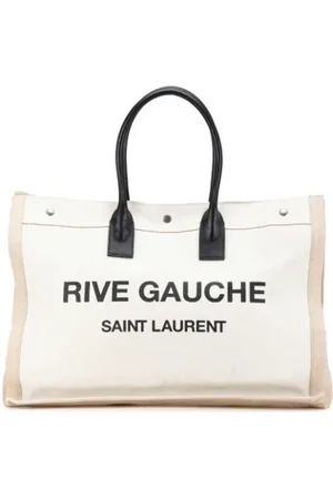 Saint Laurent Pre-owned, Dames, , ONE Size, Leer, Tweedehands Canvas handtassen