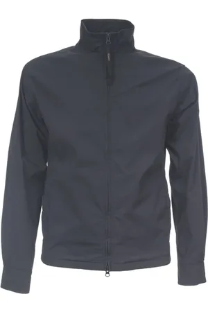 Aspesi Jassen, Heren, Zwart, M, Katoen, Katoen en Nylon Comfort Jas