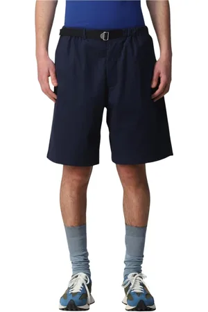 Kenzo Korte broeken, Heren, Blauw, M, Stijlvolle Logo Detail Casual Shorts
