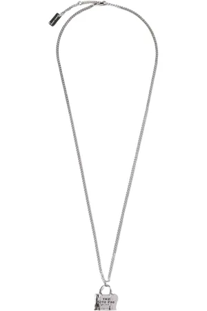 Marc Jacobs Accessoires, Dames, Grijs, ONE Size, Charm Necklace Jewel Woman Silver