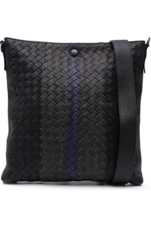Bottega Veneta Pre-owned, Dames, Zwart, ONE Size, Leer, Pre-owned Leather crossbody-bags
