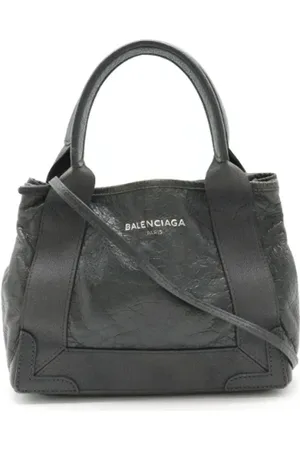 Balenciaga Pre-owned, Dames, Grijs, ONE Size, Leer, Pre-owned Leather totes