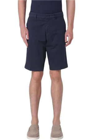 FAY Korte broeken, Heren, Blauw, W32, Beige Chino Shorts