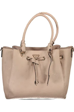 Guess Tassen, Dames, Roze, ONE Size, Roze Handtas van Polyurethaan