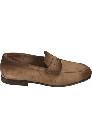 santoni Schoenen, Heren, Bruin, 42 EU, Platte schoenen voor vrouwen