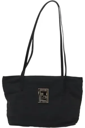 Fendi Pre-owned, Dames, Zwart, ONE Size, Pre-owned Canvas fendi-bags