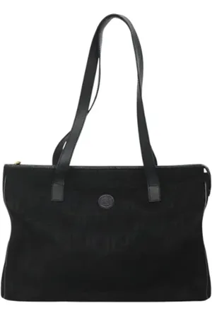 Fendi Pre-owned, Dames, Zwart, ONE Size, Leer, Pre-owned Canvas fendi-bags