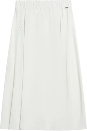 Cinque Rokken, Dames, Wit, M, Maxi Rok Comfort en Stijl