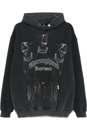 Represent Sweatshirts & Hoodies, Heren, Zwart, L, Katoen, Thoroughbred Hoodie
