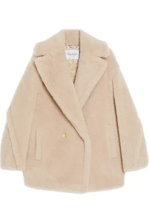 Max Mara Jassen, Dames, , S, Wol, Iconische Teddyjas Alpaca Wol