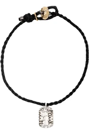 Paul Smith Accessoires, Dames, Zwart, ONE Size, Charmant Geweven Armband Stijlvolle Herensieraden