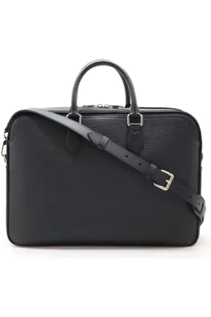 LOUIS VUITTON Pre-owned, Heren, Zwart, ONE Size, Leer, Pre-owned Leather briefcases