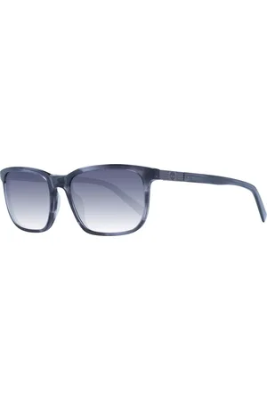 Timberland Accessoires, Heren, Grijs, ONE Size, Grijze Rechthoekige Gepolariseerde Zonnebril