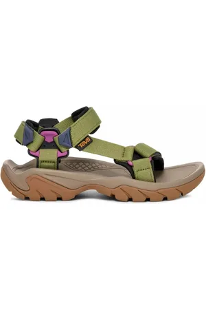 Teva Schoenen, Dames, Groen, 40 EU, Groene sandaal voor vrouwen in de zomer