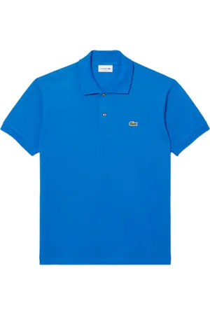 Lacoste Tops, Heren, Blauw, L, Katoen, Klassieke katoenen poloshirt