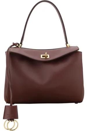 Balenciaga Tassen, Dames, Bruin, ONE Size, Rodeo Schoudertas