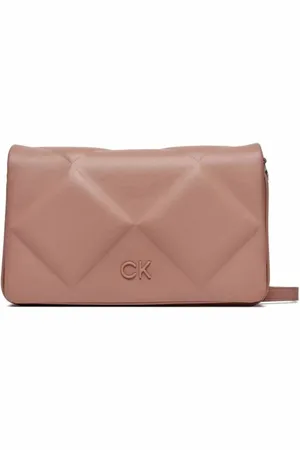 Calvin Klein Tassen, Dames, Roze, ONE Size, Clutch Tassen