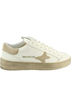 Ama Brand Schoenen, Heren, Wit, 43 EU, Witte Sneakers Model 4071