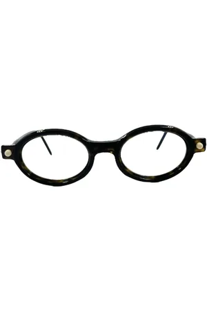 KUBORAUM Accessoires, unisex, Bruin, ONE Size, Stijlvolle Ovale Masker Zonnebril Bruin