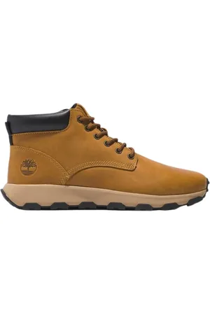 Timberland Schoenen, Heren, Geel, 45 EU, Leer, Lace-up Boots