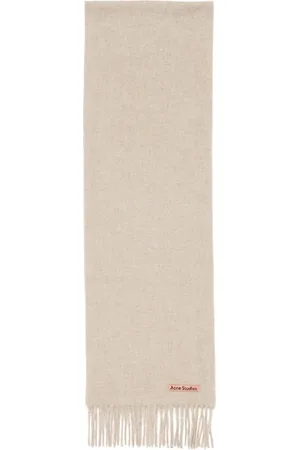 Acne Studios Accessoires, unisex, , ONE Size, Wol, Wollen Sjaal met Franjes