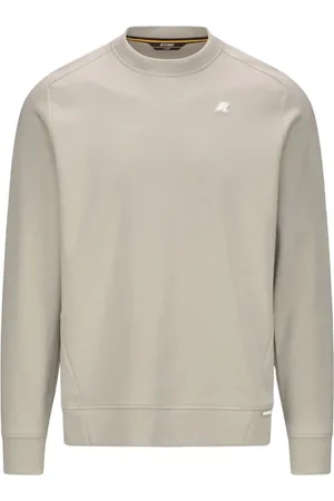 K-Way Sweatshirts & Hoodies, Heren, Grijs, L, Katoen, Athleisure Sweatshirt voor Mannen