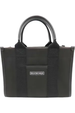Balenciaga Pre-owned, Dames, Zwart, ONE Size, Leer, Pre-owned Canvas balenciaga-bags
