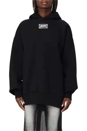 Jean Paul Gaultier Sweatshirts & Hoodies, Dames, Zwart, L, Katoen, Zwarte Stijlvolle Sweatshirt Relaxte Pasvorm