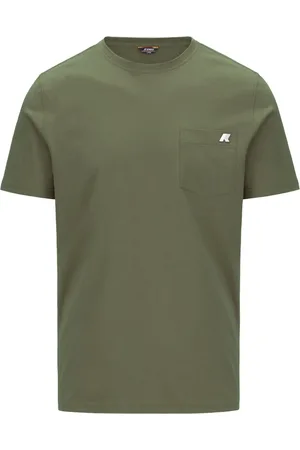 K-Way Tops, Heren, Groen, L, Katoen, Jersey T-shirt