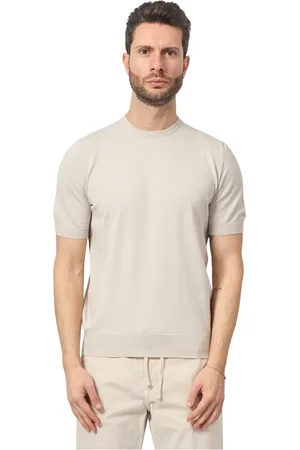 Gran Sasso Tops, Heren, , L, Katoen, T-shirt en Polo Collectie