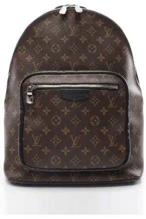 LOUIS VUITTON Pre-owned, Heren, Bruin, ONE Size, Leer, Pre-owned Canvas backpacks