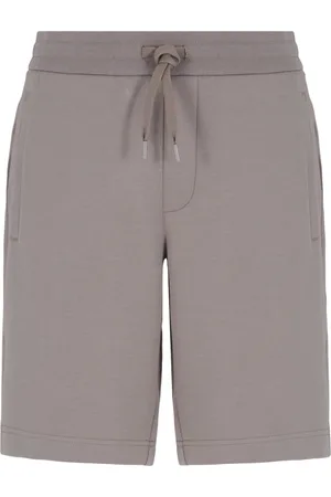 Armani Exchange Korte broeken, Heren, Bruin, S, Katoen, Heren Sweatshorts Driftwood French Terry