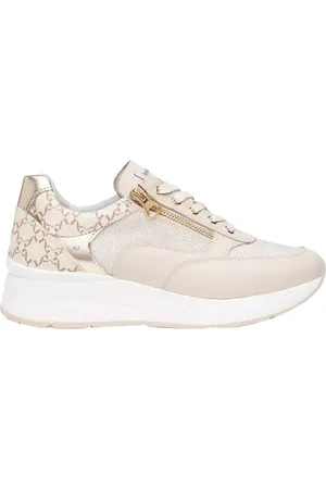 Nero Giardini Schoenen, Dames, , 41 EU, Italiaanse Stijl Ivoor Sneakers