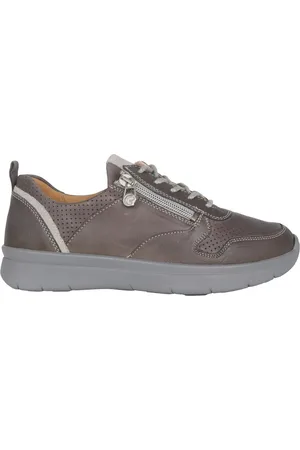 Ganter Schoenen, Dames, Grijs, 40 EU, Wijde Sneaker - Grijs voor Vrouwen